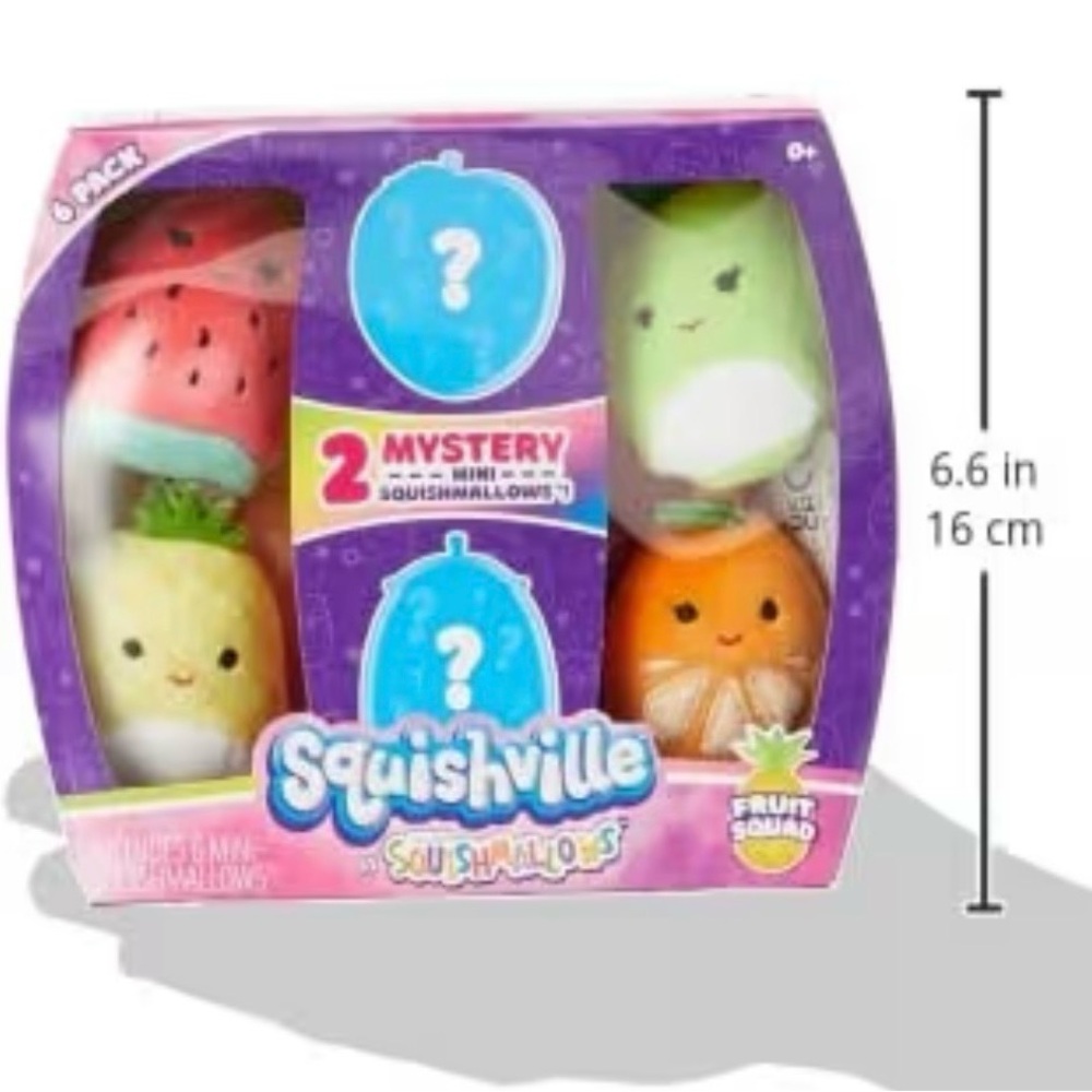 (2) Squishville by Squishmallows Fruit Squad Plush Sets - NEW, sealed - Picture 5 of 5